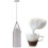 Frusta per latte, mini frusta elettrica manuale, accessorio da cucina per caffè e matcha, mini frusta 1