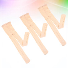3 Pair Contemporary Dance Socks Smooth Texture Pink for Women and Girls in Ballet Dance Class