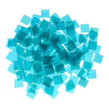 Bluish Green Glass Tiles Decorative Wear-Resistant