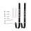 Road Bike Basket Hook Height Adjustable Quickly Release Hook Wire Storage Basket Cargo Rack Hooks Enduring 1