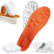 Innersulor för män och kvinnor, 4D Memory Foam Cloud Shoe, stöd för hålfoten - komfort mot trötthet, stötdämpande sulor och lindring av