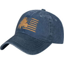 Amerikansk flagga, sliten basebollkeps, unisex, justerbar
