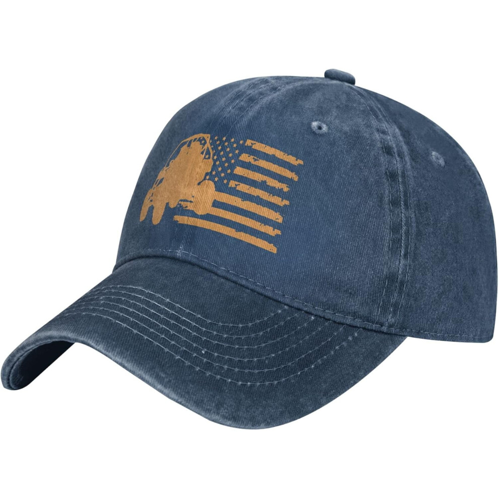 Four Wheeler Mudding American Flag Distressed Unisex Hat Adjustable Fashion Hat Casual Hat Truck Hat Dad Hat 9327961681170