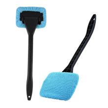 Essuie-glaces et désembueurs de pare-brise rotatifs à 180 (lot de 2) avec poignée pour un nettoyage efficace du pare-brise de votre voiture