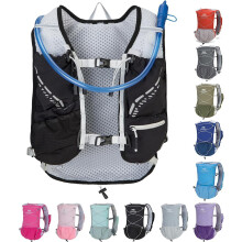 Colete de corrida leve para homens e mulheres, mochila de hidratação com bolsa de água de 1,5L, acessórios para corrida, trilhas, ciclismo e