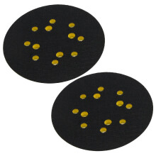 2 stuks 5" 8-gaats klittenbandpads, universele vervanging, geschikt voor Ryobi, Craftsman en Milwaukee excentrische schuurmachines