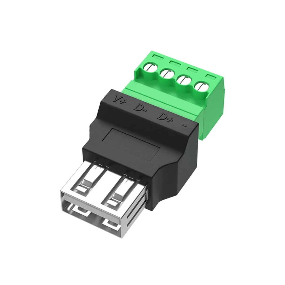Usb 2.0 Male And Female Connector Usb Turn 4Pin Terminal For Diy Projects, Charge And Data Transfer Support 9327961681453