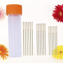 18 Pcs Large Embroidery Needles Anti Rust Assorted Color For Cross Stitch