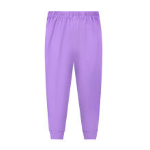 AWZXDE Girls'Solid Color Oversized Loose-Fit Sleep Pants - Cozy Comfy Nightwear Pyjama Bottoms for Young Girls Purple,9-10 Years