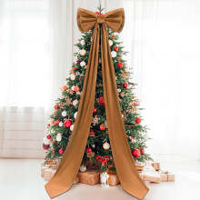 Decorațiuni cu funde gigant Bootesun – Decor pentru brad de Crăciun, fundal de perete, accesorii pentru nunți și petreceri, compatibile cu