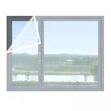 Clear Plastic Window Insulation Film – Double Seal, Windproof & Thermal Insulating, DIY Kit for Drafty Windows, 6 Sizes, Transparent & Reusable –