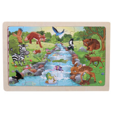 Puzzle in legno per bambini piccoli, gioco colorato per imparare a incastrare le forme, adatto a bambini da 1 a 3 anni, in legno sicuro, atossico ed