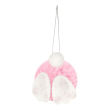 Adornos colgantes de conejito de Pascua – Decoración de árbol de Pascua de peluche, cesta de Pascua de primavera y recuerdos de fiesta,