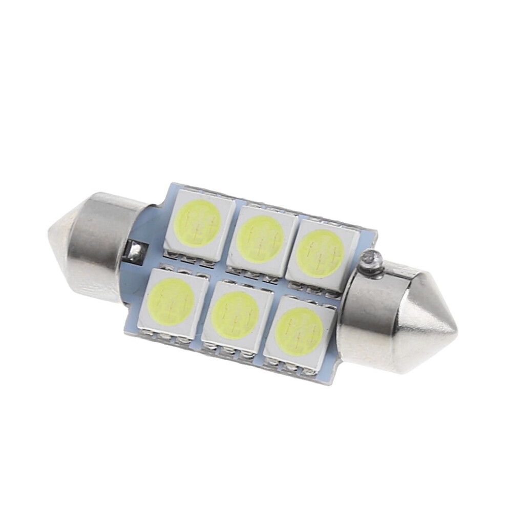 5050 Chip 6Led Canbus Lamp Reading Dome Lamp Car Interior Lamp License Plate For 12V 36Mm Error Free Waterp Light 9353595592865