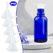5 stuks kleine trechtertjes, minitrechtertjes voor het vullen van kleine flesjes met parfum, etherische oliën, wetenschappelijke chemicaliën.