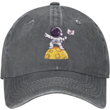 Unisex vintage vasket denim baseballcaps – justerbar