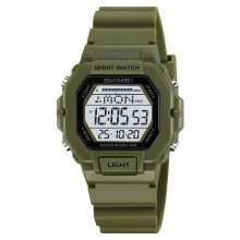 Montre numérique multifonction pour homme avec rétroéclairage EL | Idéale pour les affaires, le sport, l'armée et les étudiants | Étanche