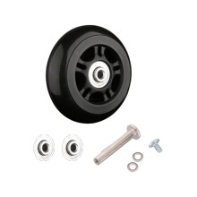 Rodas para malas de viagem, rodas flexíveis para malas de rodinhas, rodas giratórias silenciosas para malas de viagem.
