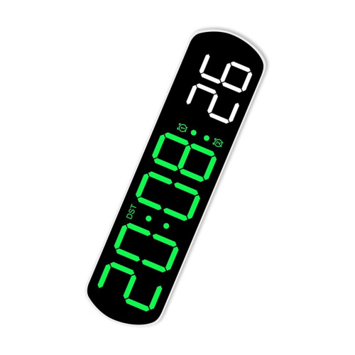Modern Electronic Bedside LED Alarm Clock Feature Jump Second Temperature Display Adjustable Brightness and Countdown