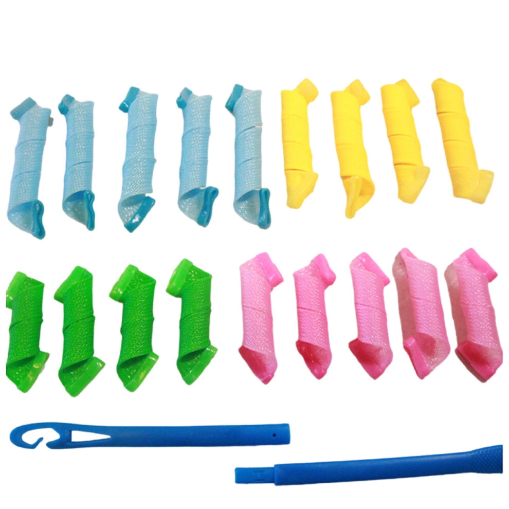 18Pcs Heatless Hair Curler Gentle Hair Rollers Lightweight Suitable for Many Hair Types Heatless Curls