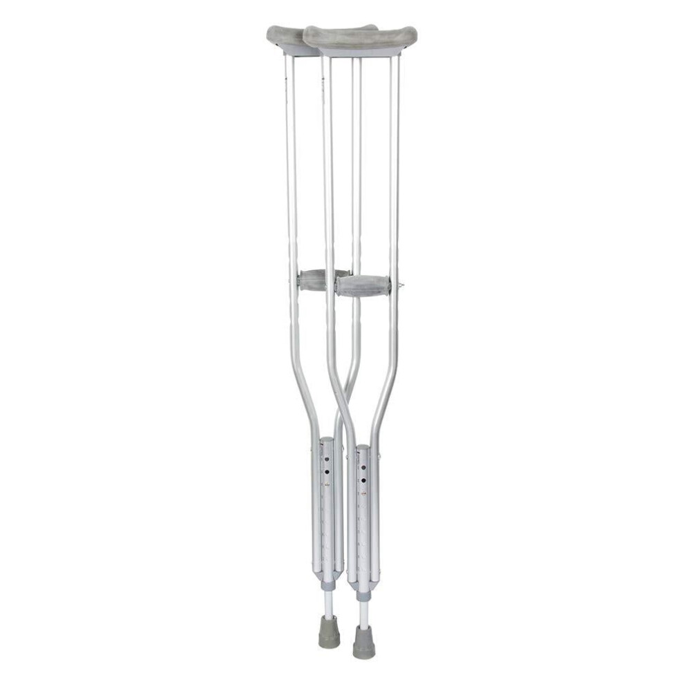 Aluminum Crutches Adult Tall 5'10"â6'6" Pair