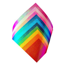 Feuilles de papier pailleté multicolores de 15 cm, papier métallisé pour loisirs créatifs, emballages cadeaux et décorations. Lot de 50 ou 100