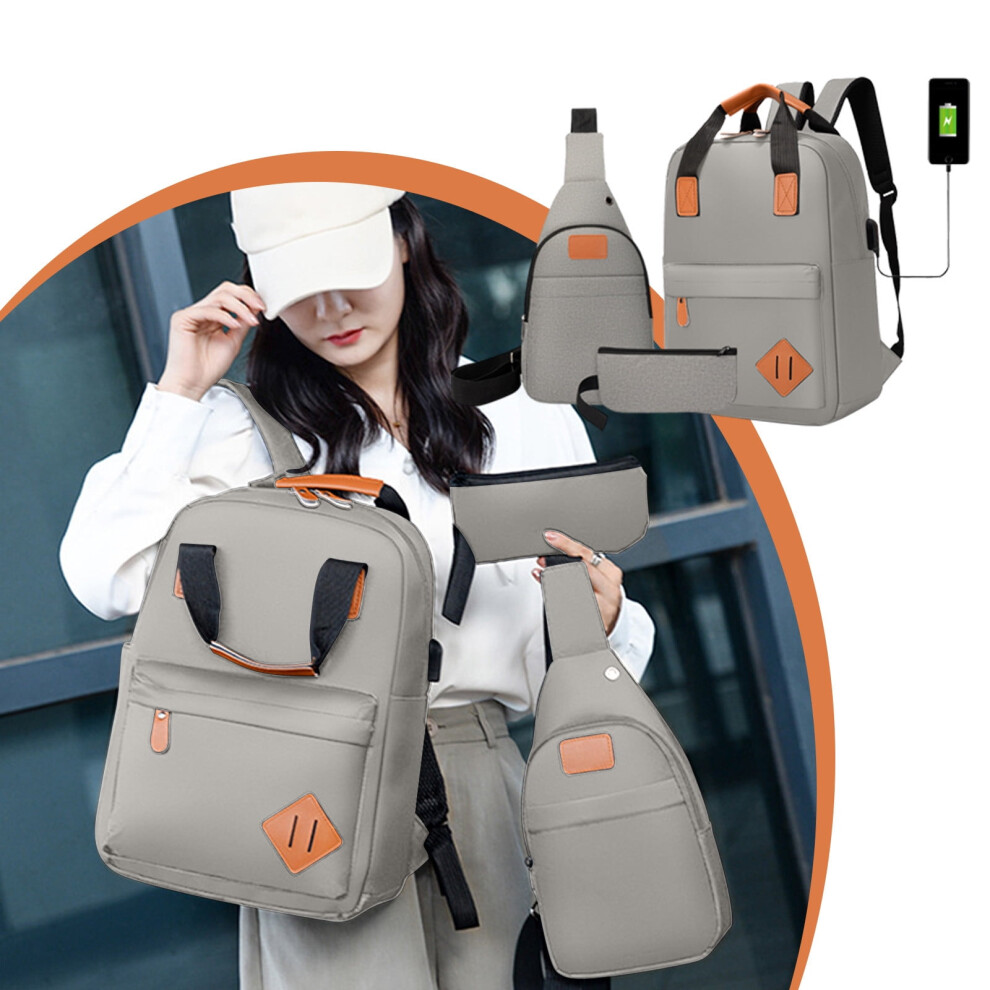 Large Travel Laptop Backpack Â 3-Pc Set (Crossbody + Coin Purse), Compatible With 15.6" Laptops 9353595596030