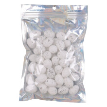 Ovos de Páscoa Pintados - 50 unidades de ovos pequenos de 2,5 cm x 2,5 cm para decorar vasos, cestas, mesas, brincadeiras infantis e decorações de