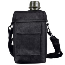 Draagbare waterfles van 2 liter voor kamperen, militair gebruik, waterketel voor buitenactiviteiten zoals kamperen, wandelen en backpacken.
