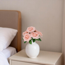 Flower Seven Head Rose Bunch Photography Props Hotel Table Decoration Ornaments