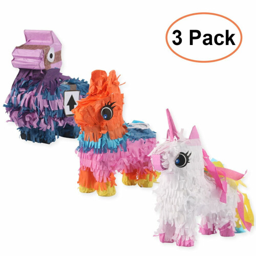 Esel- und Auto-Piñata-Set – 2er- oder 3er-Pack für Partyspiele