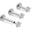 Labret Stud Earring Set 3pcs 16G 6-10mm Internally Threaded 1