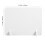 Wit Privacy Screen Divider Sneeze Guard Bureauafscheiding 2