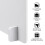 Wit Privacy Screen Divider Sneeze Guard Bureauafscheiding 7