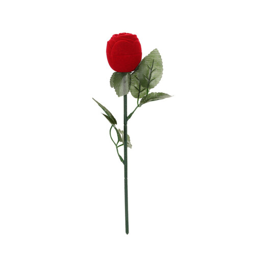 Rose-Shaped Ring Box for Standard Rings
