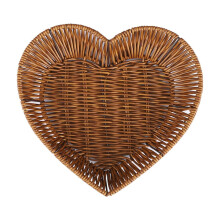 Heart-Shaped Plastic Storage Basket – Fruit, Veg, Snacks, Candy & Bread Tray – Multi-Functional Closet Organizer