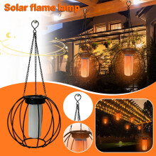 Solar Lanterns Outdoor Waterproof Auto On/Off Metal Hanging