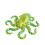 Octopus Figurine Yellow Green 27cm 3D Printed with Movable 1