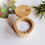 Bamboo Spice Jars with Spoons for Herbs and Spices 1