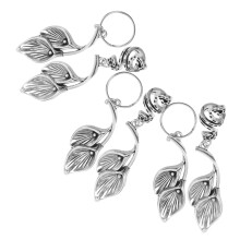 Ensemble de 6 anneaux et pendentifs vintage pour tresses