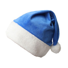 Chapéu de Natal unissex com estampa de árvore, poliéster, pacote com 1 unidade