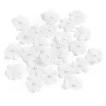 Set of 30 Sewing Flower Applique for Craft Fabric Flower Sewing Accessories for Home Decoration Clothing Wedding Dress