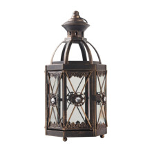 HCTSHG Hanging Candle Lanterns – Vintage Metal Home Decor for Indoor/Outdoor, Porch, Patio, Wedding, Halloween & Christmas