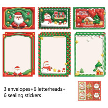 Pekkaxy Christmas Envelope Greeting Cards Set, Family Holiday Gift Card Envelopes
