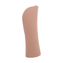 Bolsa porta-pincéis de maquiagem macia e cosmética rosa
