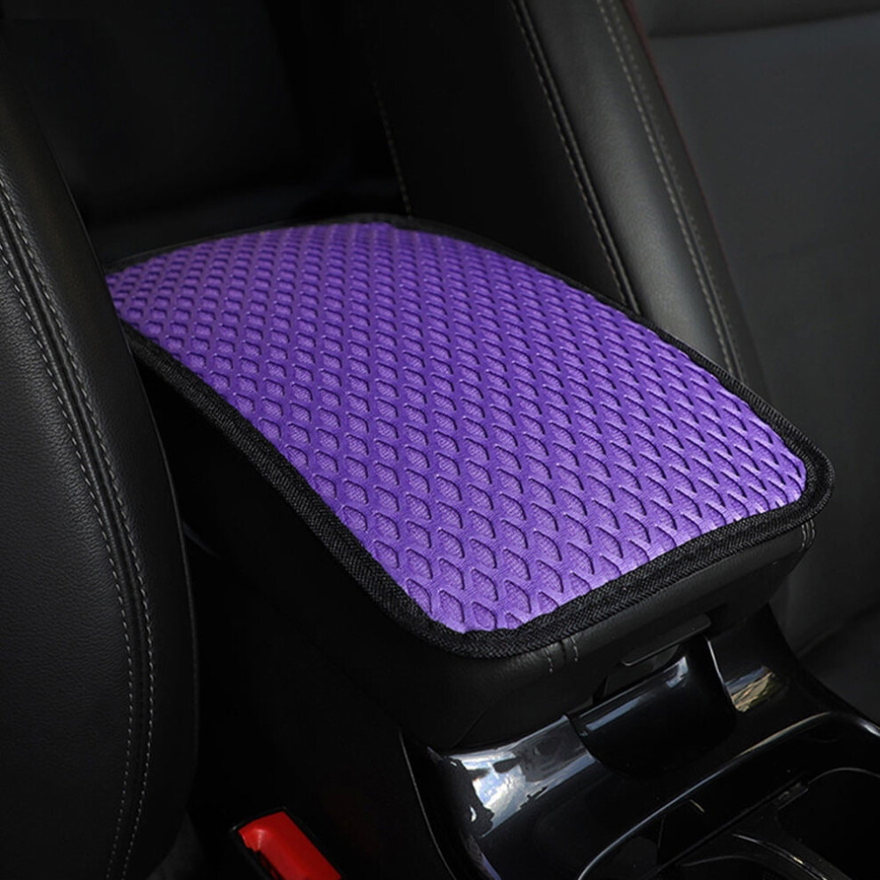 Center Console Pad 1Set Synthetic Material Non Slip Cover For Car Interior Use Purple 9402001229489