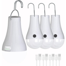 Bombillas para gallinero, 4 modos de luz, 2000 mAh, bombillas para tiendas de campaña y camping interior.