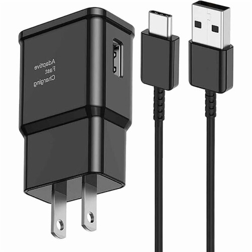 Καλώδιο γρήγορης φόρτισης Type-C & φορτιστής τοίχου για Samsung Galaxy S10-S25/Note10, συμβατό με