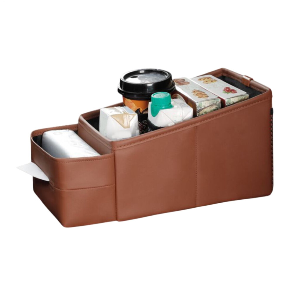 Car Front Seat Organizer For Cups, Snacks, Phone, Sunglasses, Keys & Tissues Â Compatible With Most Vehicles 9402001228574