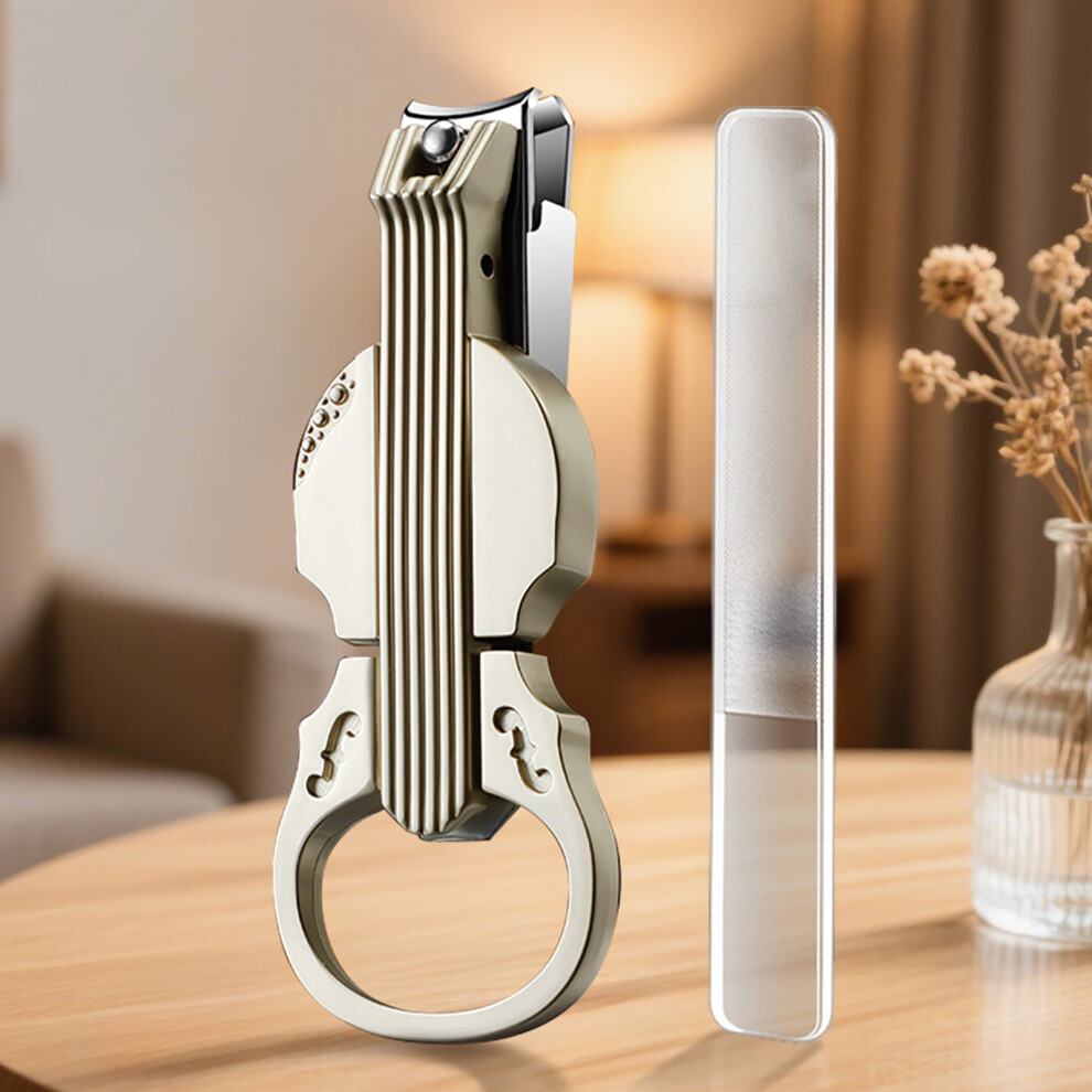 Extra Large Nail Clippers with Magnifier, Arthritis-Friendly Grip â for Elderly & Low Vision â compatible with sharp blades